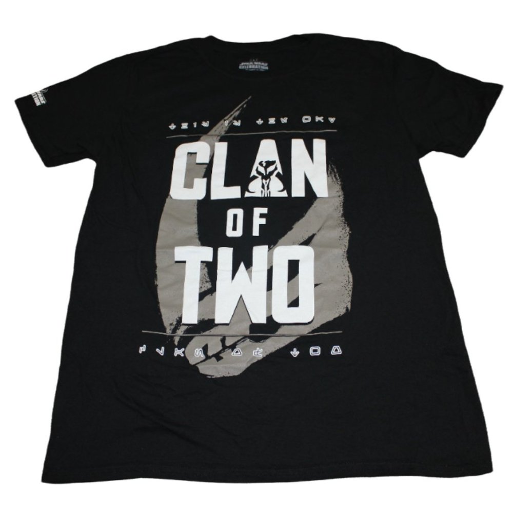 Disney Star Wars Celebration Black Clan of Two Tee T Shirt Mens Size M Medium